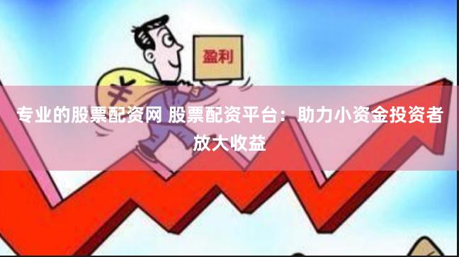 专业的股票配资网 股票配资平台：助力小资金投资者放大收益